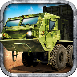 3D Army Trucker Parking Simulator